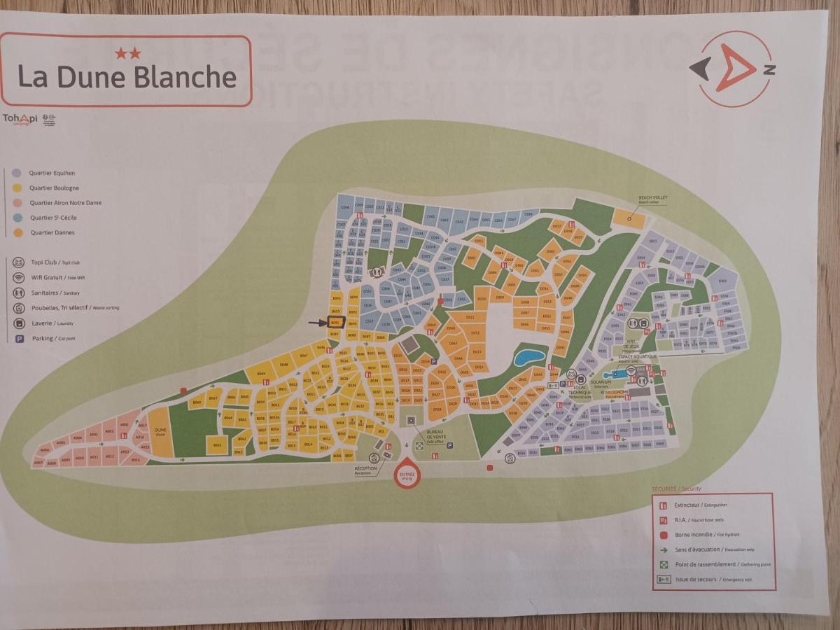 Camping La Dune Blanche Camiers Exterior foto